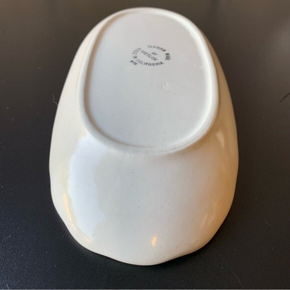 Vernon Ware by Metlox Fruit Basket Butter Dish  Vintage 1960s Made in California - Picture 9 of 13